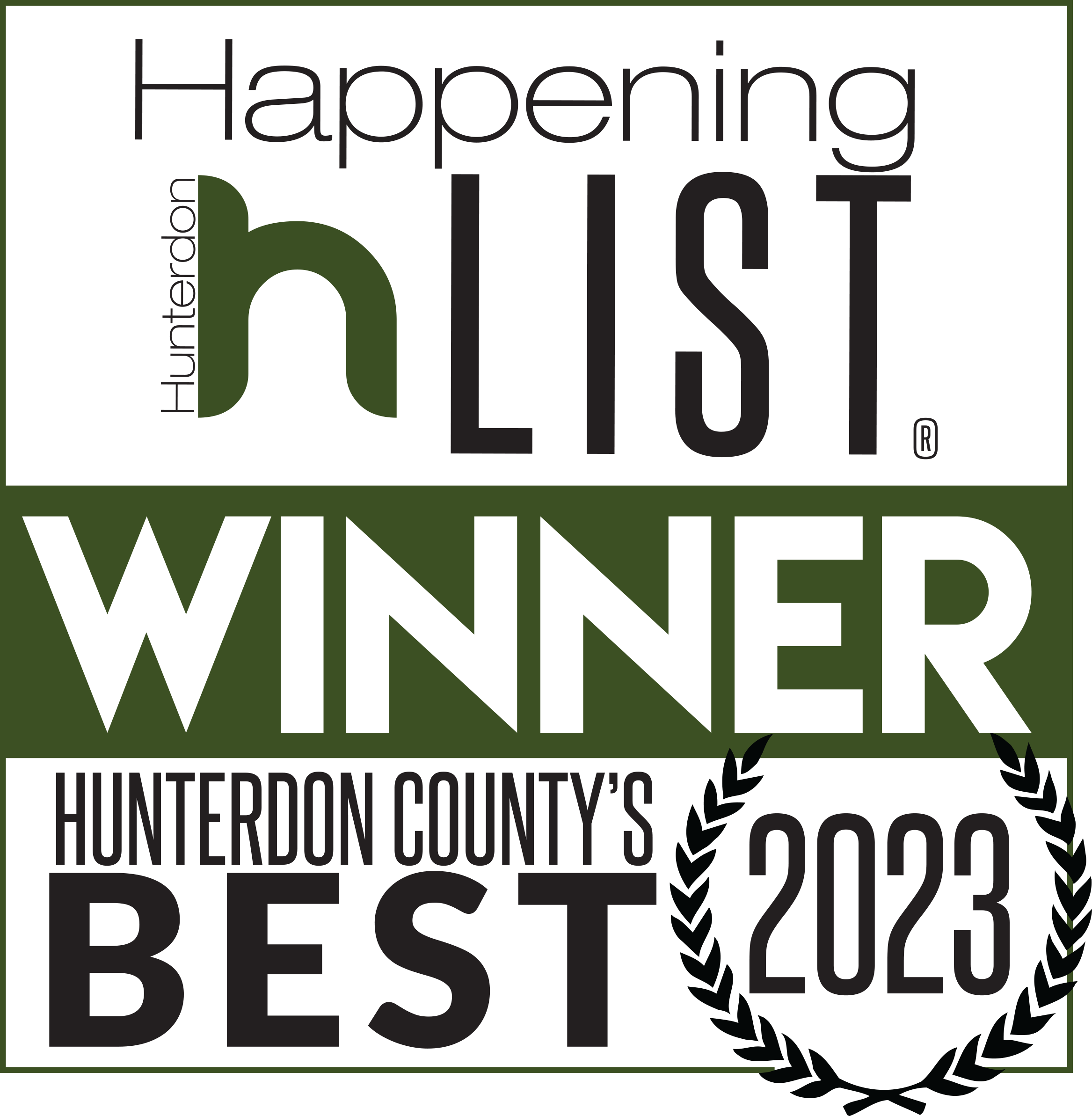Hunterdon Happening List Logo